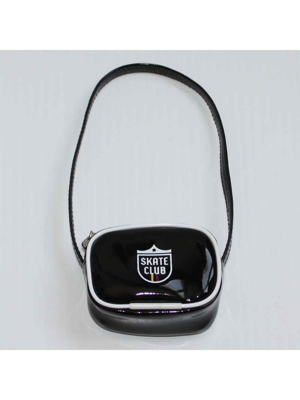 American Girl Nicki's™ Accessories Shiny Black Messenger Bag Purse for 18" Doll